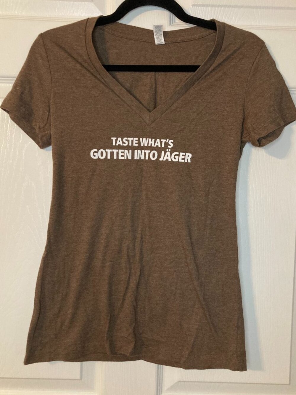 Jägermeister Women's "Spice: The Remix of a Classic" V-Neck T-Shirt - Size M